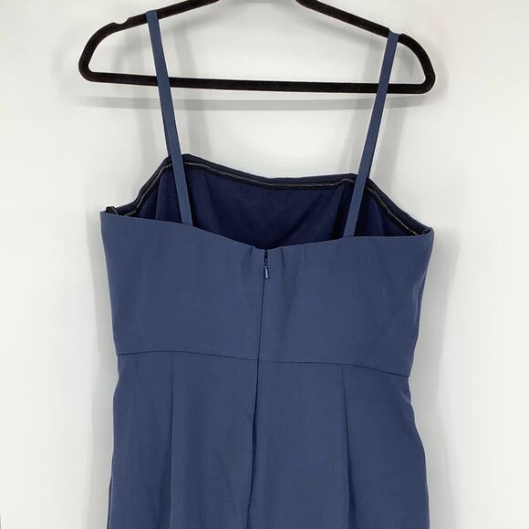 NEW! Dessy Collection Size 16 Spaghetti Strap Jumpsuit Blue $263 msrp I21-6 - Picture 8 of 10